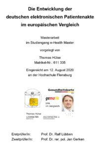 eHealth Masterthesis 