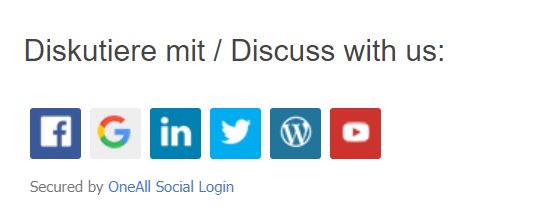 Social Logins Discuss with us